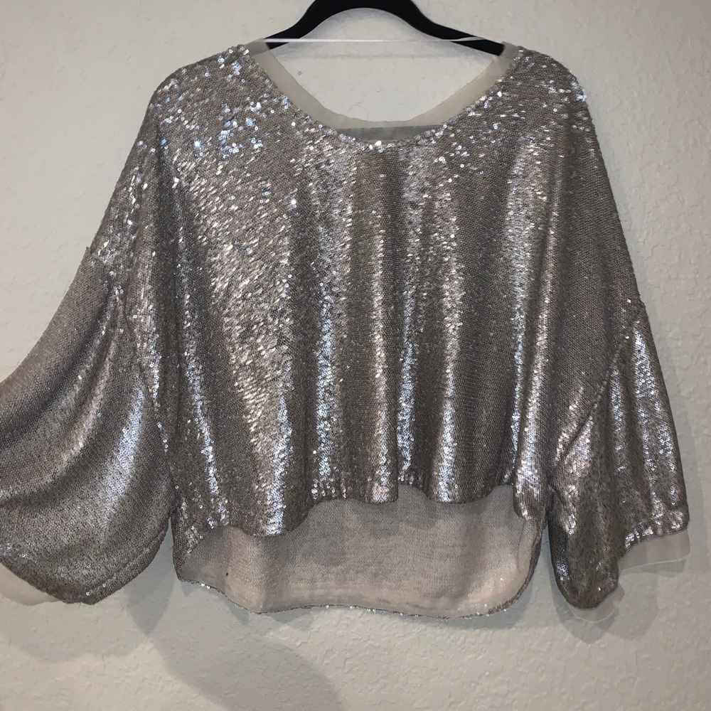 Free people sparkle top